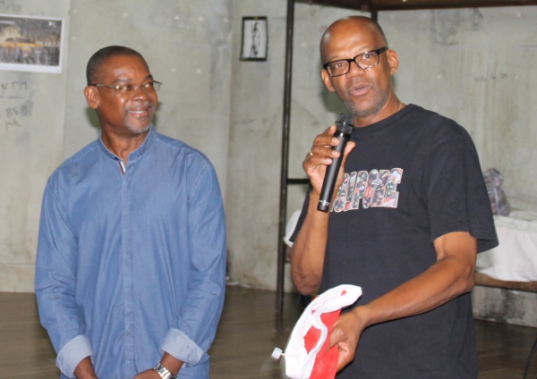 Le conseiller départemental Marcel Sigiscar (à gauche) et Jean-Pierre Sturm