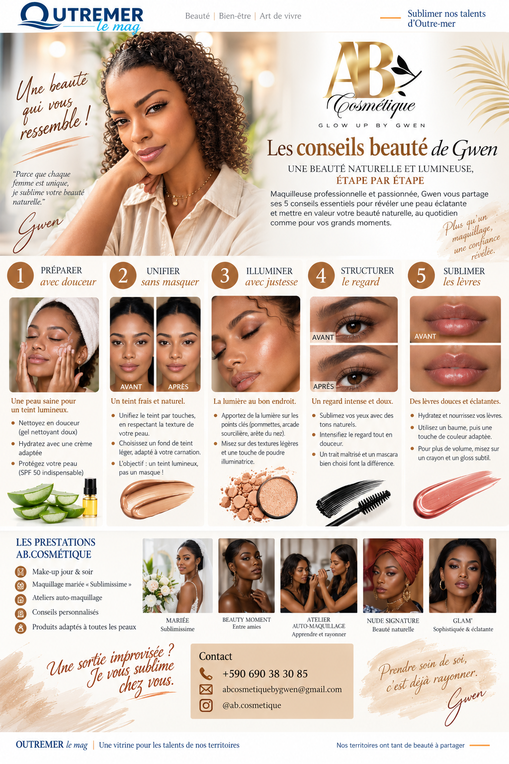 Les conseils beauté de Gwen