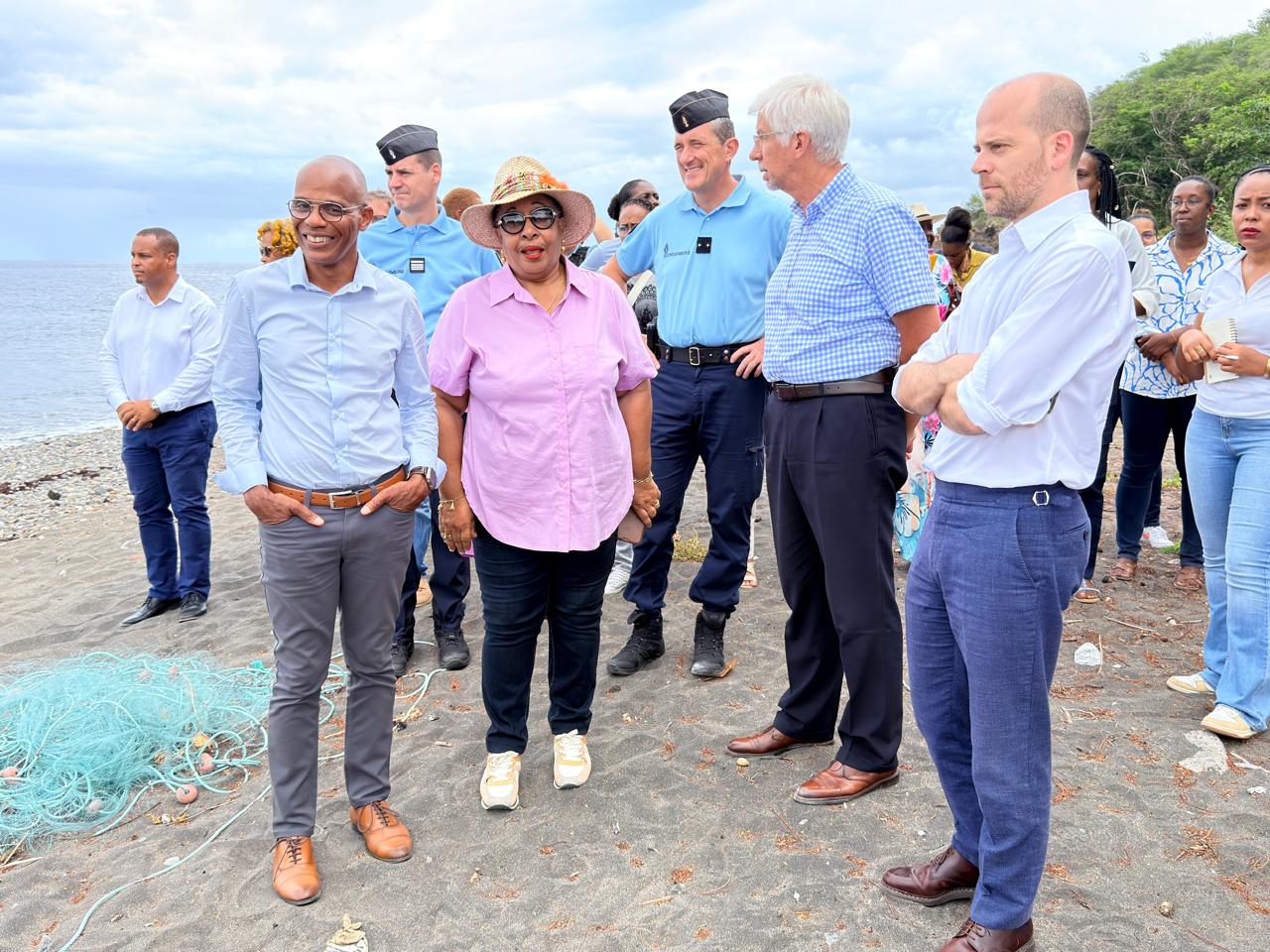 Visite de terrain sur le littoral